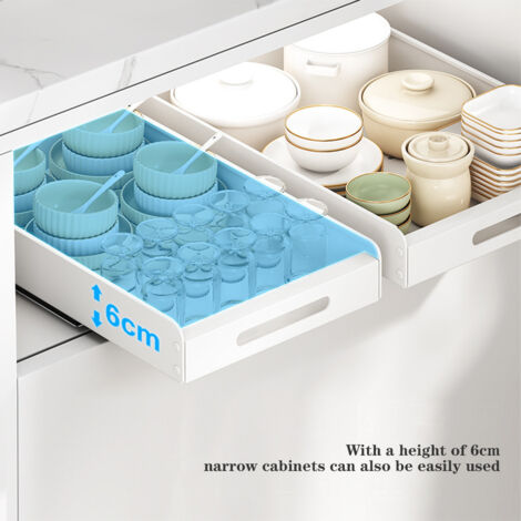 Étagère Coulissante Pour Armoire De Cuisine – Organisateur Rangement Mural 24 Pouces