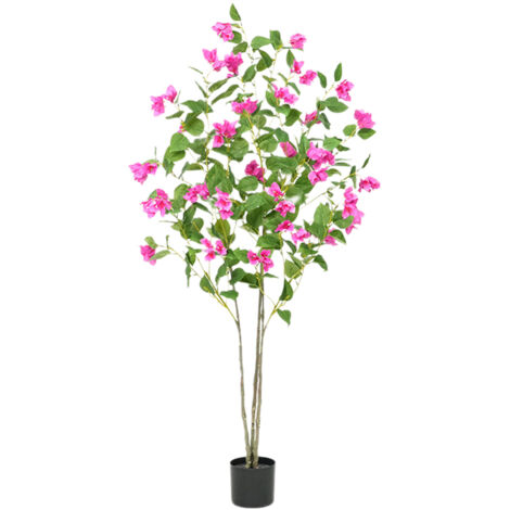 180cm arbre artificiel avec de vraies feuilles de plantes vertes bougainvilliers pour la photographie Studio atmosphère décoration (1/5)