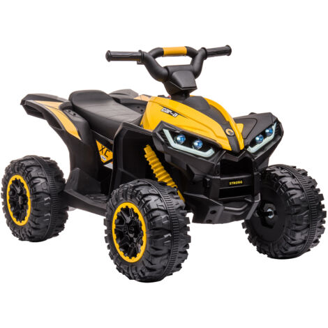 Lunsy – Quad électrique 12V pour enfants – Voiture électrique ATV avec musique, klaxon, phares LED – 83x53x56cm – Capacité 35kg