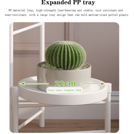 KHayRovies Étagère à 8 étages pour plantes - Support intérieur - Balcon et salon KHayRovies Étagère à 8 étages pour plantes - Support intérieur - Balcon et salon