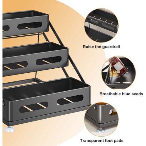 Boîte De Rangement à Œufs 3 Étages - Pour Réfrigérateur, Capacité 30 Œufs, Transparente, Gain De Place - 6