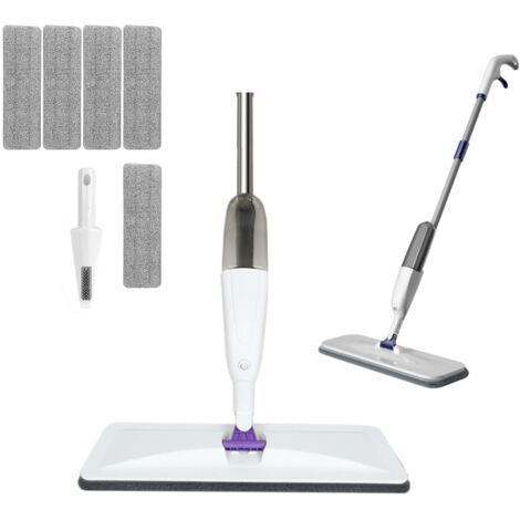 Balai Serpillière Spray avec Réservoir et Microfibre