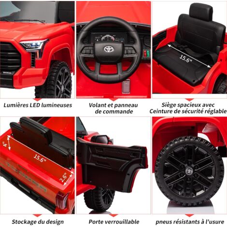 12V pour Enfants Voiture électrique,Toyota sous Licence, Voiture
