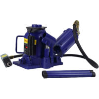 Cric bouteille hydraulique pneumatique 20T profil bas – Acier moulé robuste – Portable pour automobile, maison, usage industriel – Idéal réparation auto, levage professionnel
