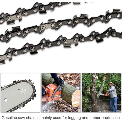 Guide-chaîne & 4 Chaînes de tronçonneuses,Guide tronçonneuse 35cm,Chaînes de tronçonneuses à gouges carrées 3/8" 1,3 mm 50 maillons longueur compatible avec STIHL