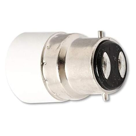Paquet de 5 convertisseurs de douille d'ampoule B22 à E14 Douille de douille B22 Passer au support de lampe adaptateur standard E14