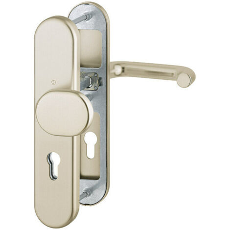 Hoppe Schutzgarnitur Paris 86G/3331/3310/138L Alu.F2 72mm 42-47mm