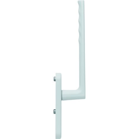 HOPPE® Handhebelgarnitur Hamburg HS-0700/431N-AS, ohne Schrauben, Aluminium, Profilzylinder gelocht