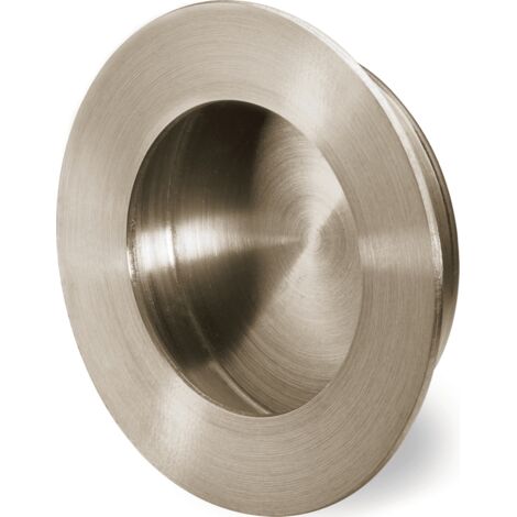 Hettich MB-Muschelgriff, Aboa, 9070138, Ø 65mm, H 14mm, rund, edelstahl (1/5)