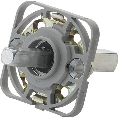 Hoppe Montagemodul eckig für Hoppe Türgriffe, Vierkant 10/62 mm, Stahl aluminiumfarbig