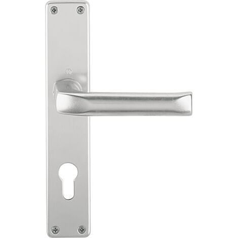 HOPPE® Drückergarnitur mit Langschild London 113/202SP, Aluminium, 6797278