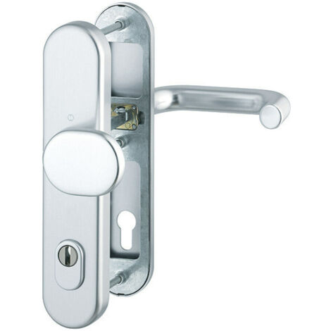 Hoppe Schutzgarnitur Paris 86G/3332ZA/3310/138 Alu.F1 92mm 67-72mm
