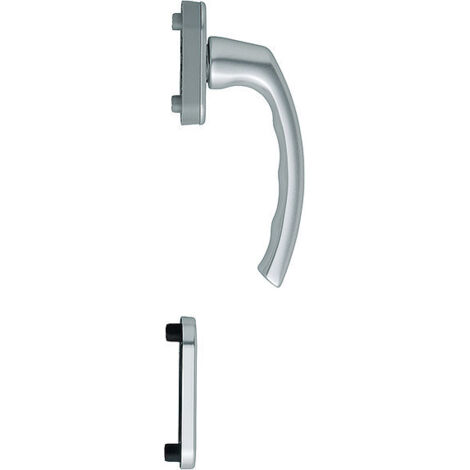 HOPPE® Fenstertürgriff-Halbgarnitur Luxembourg 099/U26/49PNS, innen, Aluminium, 11766621