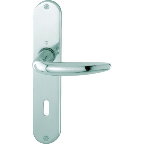 HOPPE® Drückergarnitur mit Langschild Atlanta M1530/302, Messing, 2804045