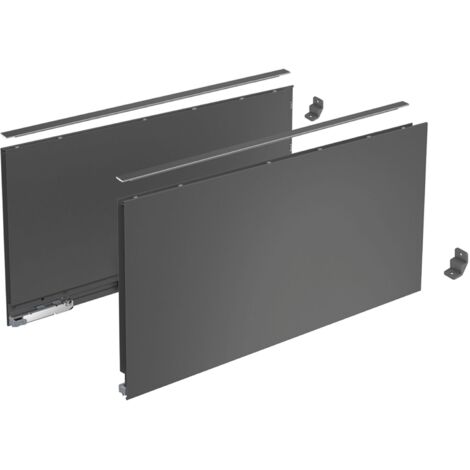 HETTICH AvanTech YOU Set Zarge, Höhe 251 mm x NL 400 mm, anthrazit, links und rechts, 9353449