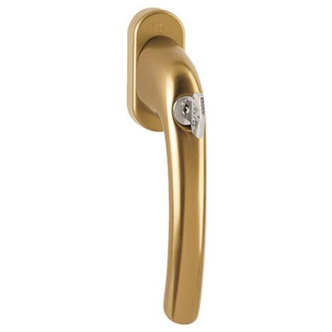Hoppe DK-Fenstergriff, abschl, mit Druckzyl, VK7, ALU, 0710S/U26, Tôkyô, mit VKstift, verd.vers, F4