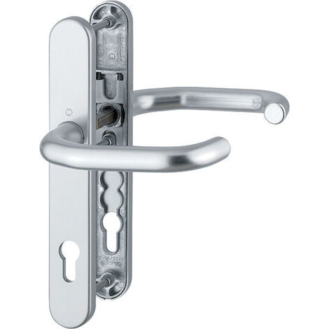 HOPPE® Drückergarnitur mit Schmalschild Paris RD-138GF/3357N, Aluminium, 3330275 (1/4)