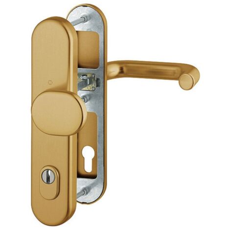 Hoppe Schutzgarnitur Paris 86G/3332ZA/3310/138 Alu.F4 92mm 67-72mm
