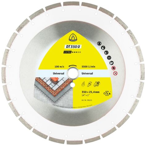 KLINGSPOR Diamanttrennscheibe DT 350 U Extra, 300 x 25,4 (1/4)