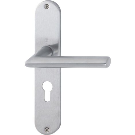 HOPPE® Drückergarnitur mit Langschild Stockholm E1140Z/302, Edelstahl, 3042741