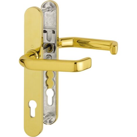 HOPPE® Drückergarnitur mit Schmalschild Liverpool M1313G/3357N, Messing, 2888517