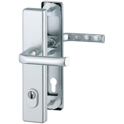 Hoppe Schutzgarnitur London 113/2222ZA/2210 Alu.F1 92mm 67-72mm