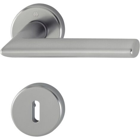 HOPPE Aluminium-Rosetten-Türgriff-Garnitur Stockholm GRT-SST/F9/8/OB/37-42 - 2782982