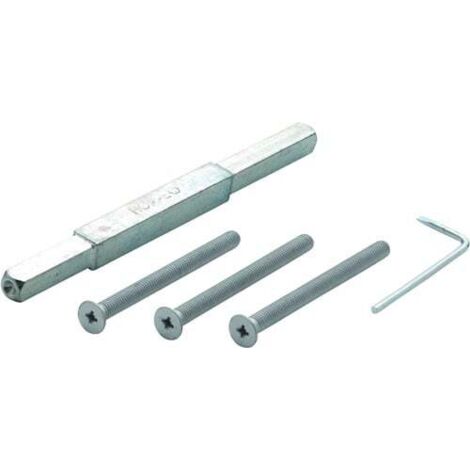 HOPPE Befestigungsset Türd.72-77mm Schrauben-L.M6x85 verz. VK10mm Stift-L.155mm - 3688824