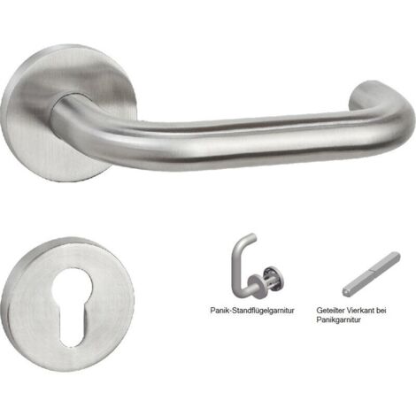 Hermat ZT - Drückergarnitur 1801 BASIC 01 1801.KL4/2073.M.PZ-60