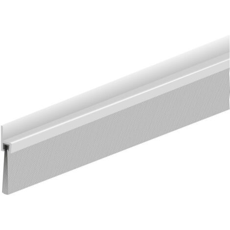 ELLEN Türbodendichtung IBS 50 ungebohrt, Alu silber, H 50 x L 1000mm, Bürstenhöhe 30mm
