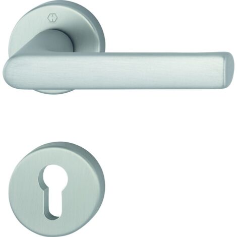 HOPPE® Drückergarnitur mit Rosetten Hamburg 1700/42KB/42KBS, Aluminium, 11907927