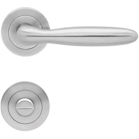 KARCHER DESIGN Drückergarnitur ER24 - Korfu, Bad, Edelstahl (1/4)
