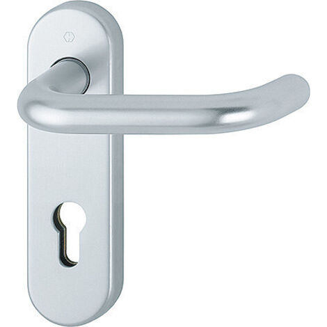 HOPPE® Drückergarnitur mit Kurzschild Paris 138/353KH, Aluminium, 10725195
