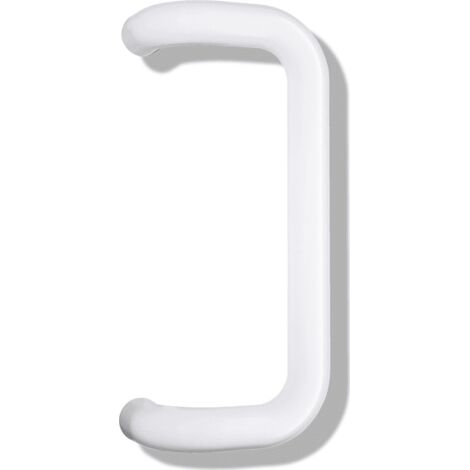 HEWI Griff, Lochteil, ø33mm, a=300mm, , gekröpft, reinweiß