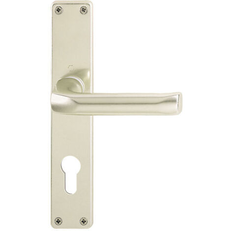 HOPPE® Drückergarnitur mit Langschild London 113/202SP, Aluminium, 6797302