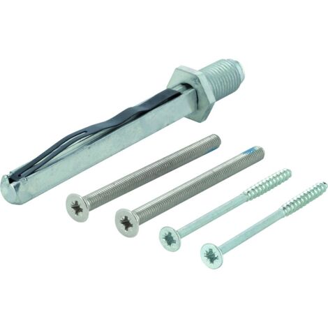 Befestigungsset Sertos® K/G 60-65 mm M5 x 75 + 4,0 x 70 Vierkant 8 x 90 mm