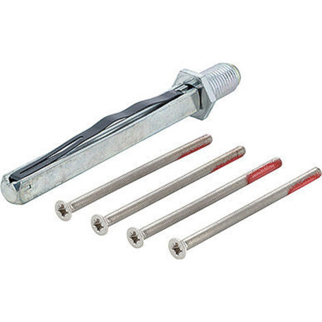 HOPPE 11523615 Befestigungsset Sertos® FS-K/G 65-70 mm M4 x 75 Vierkant 9 x 90