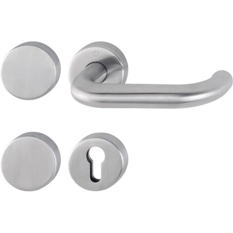 HOPPE FS-Garnitur Paris FS-E138/42H/42HS VA F69 -/D TS 40-65mm PZ/bl.rd.DIN L/R - 11665439