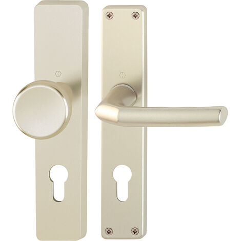 HOPPE® Wechselgarnitur mit Langschild Birmingham 54/227/202SP/1117, Aluminium, 2534031