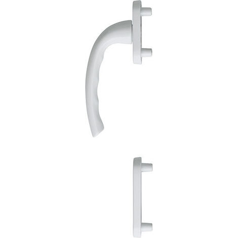 HOPPE® Fenstertürgriff-Halbgarnitur Tôkyô 0710RH/66N/66NS, außen, Aluminium, 2698300