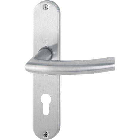 HOPPE® Drückergarnitur mit Langschild Trondheim E1430Z/302, Edelstahl, 2913647