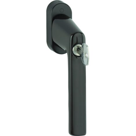 HOPPE® Fenstergriff abschließbar Hamburg 0700LS/U26 100NM, mit Schrauben, Aluminium, 11950596
