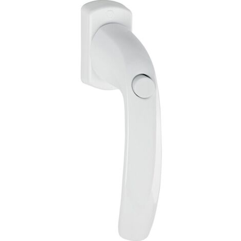 HOPPE New York Fenstergriff 0810SV/U10 -F9016 verkehrsweiß beschichtet-40 mm