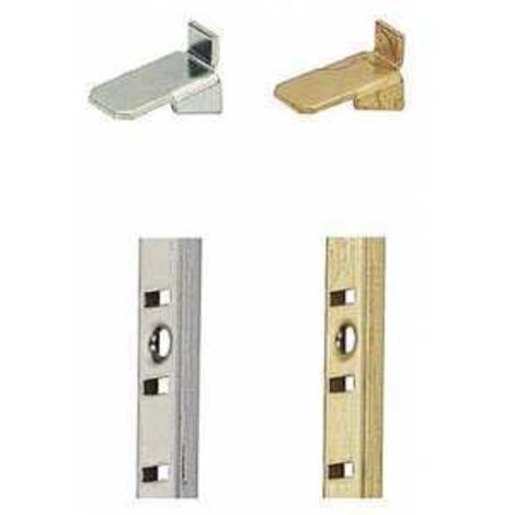 Hettich Bodenträgerschiene für Bodenträger Vari 47612 Stahl vernickelt