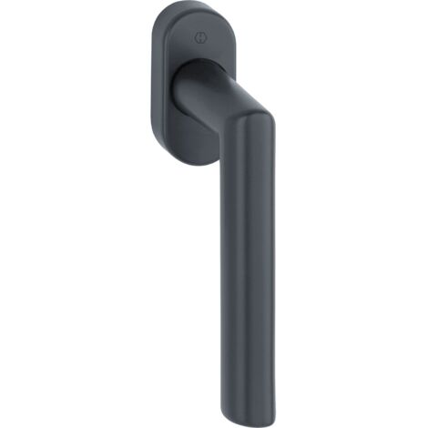 HOPPE Fenstergriff AMSTERDAM - verdeckt geschraubt, VK 7 x 37 mm, Edelstahl schwarz matt