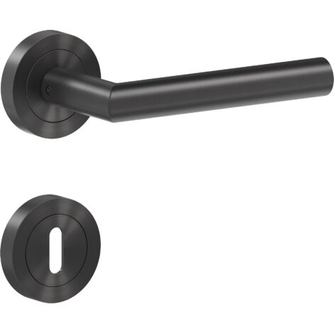 KARCHER DESIGN Drückergarnitur ER28 BB0 89 - Rhodos, Buntbart, Edelstahl (1/4)