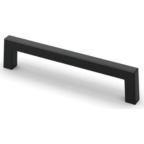 Hettich Griff Tornea, Bohrabst. 128, L 138 mm, B 10 mm, H 32 mm, Schwarz matt (1/5)