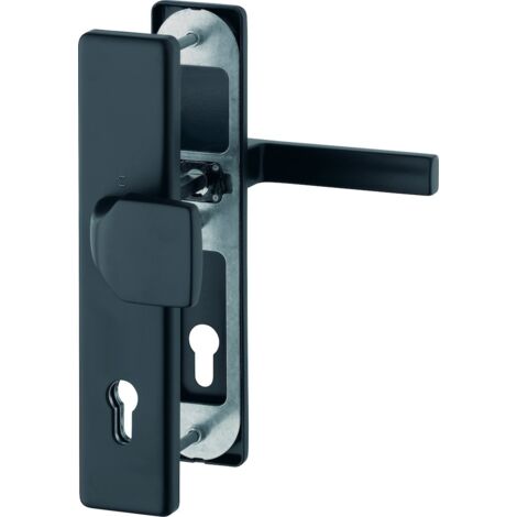 HOPPE® Schutz-Wechselgarnitur mit Langschild Austin 61G/2221/2210/1769, 10/92 mm, Aluminium, 11758648