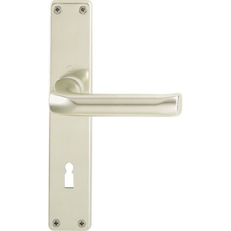 HOPPE® Drückergarnitur mit Langschild London 113/202SP, Aluminium, 6675334