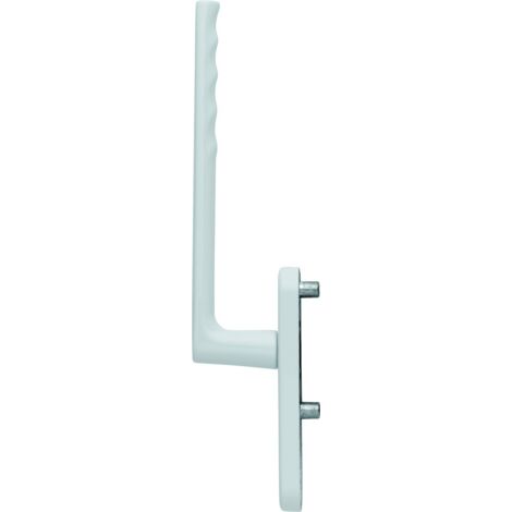 HOPPE® Handhebelgarnitur Hamburg HS-0700/431N-AS, ohne Schrauben, Aluminium, Profilzylinder gelocht